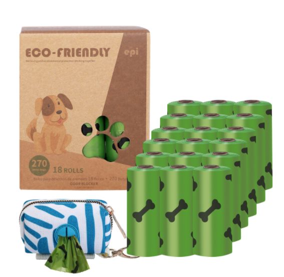 Eco-vriendelijke biologisch afbreekbare hondenkakzak Puppy-afvalzak (4)