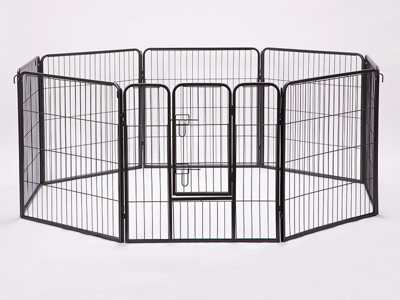 Gravis officium canis playpen cum velit et tectis (4)