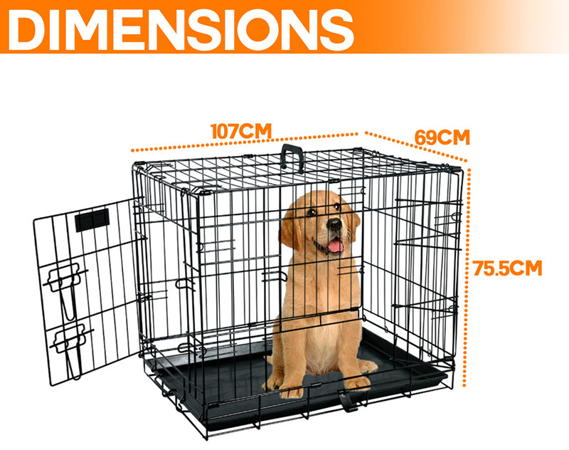 cage à chien en métal